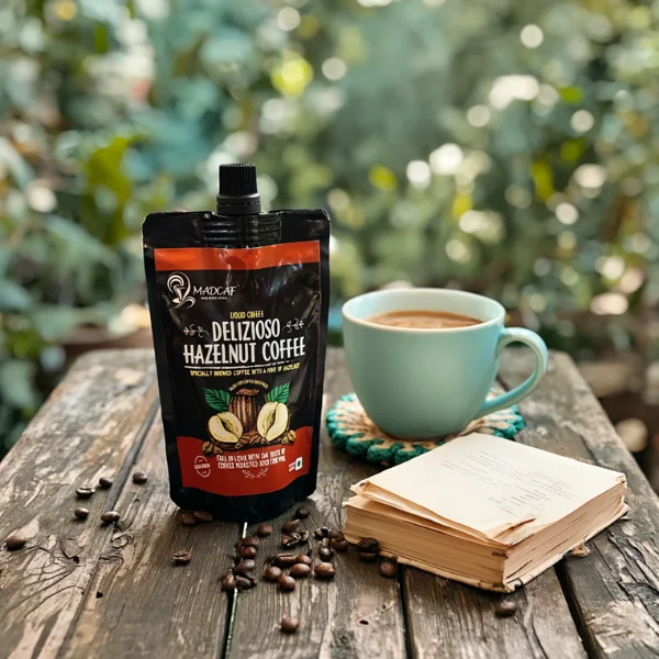 Delicious Hazelnut Coffee Decoction, hazelnut coffee India, South Indian coffee, flavoured coffee decoction, Arabica Robusta blend, instant filter coffee, premium coffee decoction, roasted hazelnut coffee, traditional Indian coffee, aromatic coffee brew